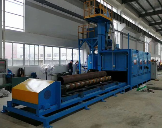新疆喷砂机在管道除锈中的现场施工应用